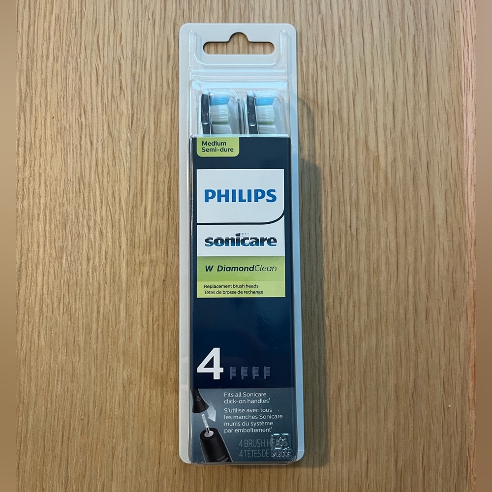 Philips Sonicare Genuine W DiamondClean Toothbrush Heads, HX6064/95
